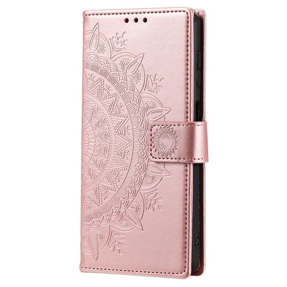Cu clapetă pentru Samsung Galaxy A05s 4G, Mandala, albastru