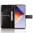 Cu clapetă pentru Infinix Note 40 Pro Plus, Crazy Horse Wallet, negru