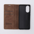 Husă pentru Oppo A78 4G, ERBORD Vintage, portofel cu clapetă, cafea
