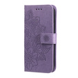 Cu clapetă pentru Samsung Galaxy A13 4G, Mandala Flower, violet