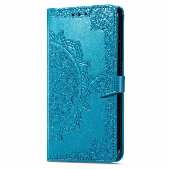 Cu clapetă pentru Realme C61, Mandala, albastru