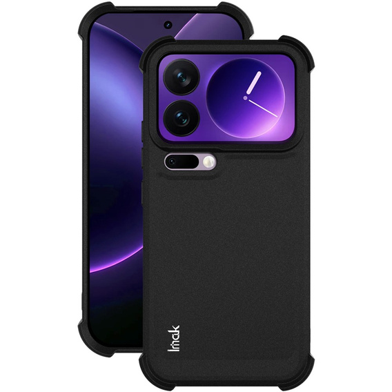 Husă IMAK Dropproof pentru Xiaomi 17 Pro, negru