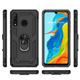 Husă blindată pentru Huawei P30 Lite, Nox Case Ring, negru