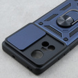 Husă blindată pentru Oppo Reno 10 / 10 Pro, CamShield Slide, albastru
