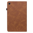 Husa pentru Samsung Galaxy Tab A7 Lite, Wallet Pen Slot, maro
