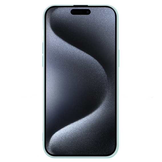 Husa pentru iPhone 15 Pro, Silicone Lite, albastru