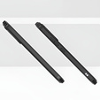 Carcasă pentru Oppo Reno 14F, întărită, transparentă cu laturi negre