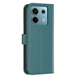 Husa cu clapetă pentru Xiaomi Redmi Note 13 Pro 4G / Xiaomi Redmi Note 14S / Xiaomi Poco M6 Pro 4G, BINFEN Wallet, verde