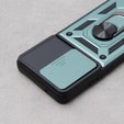Husă blindată pentru Motorola Edge 40 Neo, CamShield Slide, verde