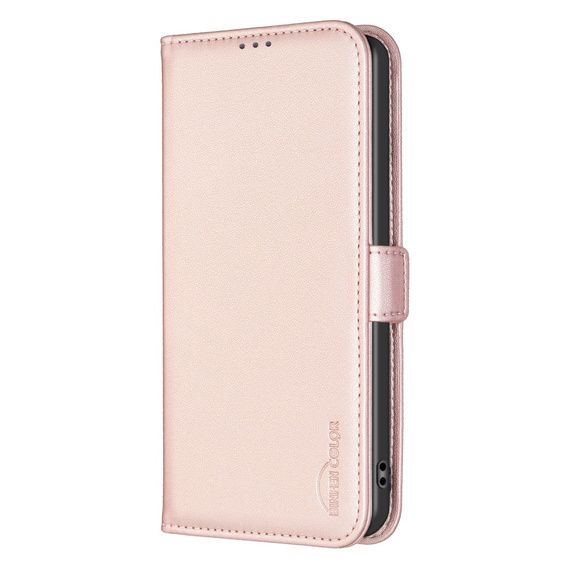 Husa cu clapetă pentru Xiaomi Redmi Note 13 5G, BINFEN Wallet, roz