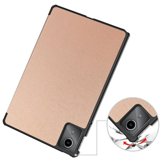 Husă pentru Lenovo Tab M11, Smartcase, roz rose gold
