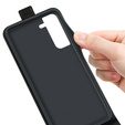 Cu clapetă pentru Samsung Galaxy S23+ Plus, Flip, negru