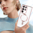 Huse pentru Samsung Galaxy S22 Ultra, MagSafe Hybrid, roz rose gold
