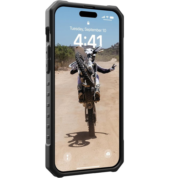 Urban Armor Gear Huse pentru iPhone 15 Plus, Pathfinder MagSafe, transparent / negru