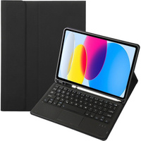 Carcasă + tastatură iPad 10.9 2022 10 Gen, TouchPad Pen Slot, negru