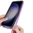 Carcasă pentru Samsung Galaxy S24, Shockproof, cu folie, violet