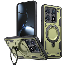 Carcasă pentru Xiaomi 14T, Military MagSafe, verde