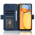 Cu clapetă pentru Xiaomi Redmi 13C / Poco C65, Card Slot, albastru