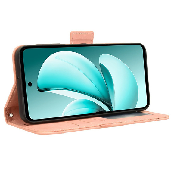 Cu clapetă pentru Realme C71, Card Slot, roz