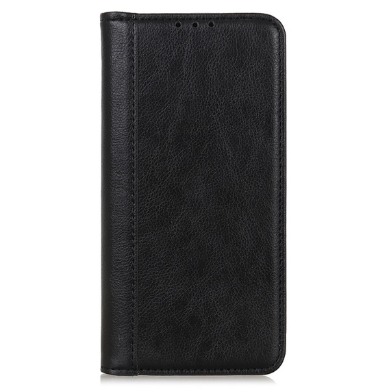 Huse pentru Xiaomi 14 Ultra, Wallet Litchi Leather, negru