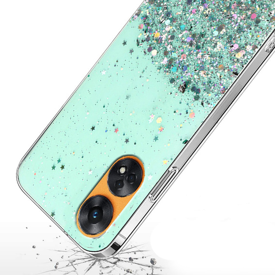 Huse pentru Oppo Reno8 T, Glittery, verde