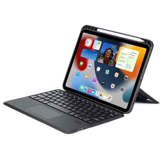 Carcasă + tastatură iPad Pro 12.9 2021 / 2020, Dux Ducis Magnetic Keyboard, negru