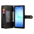 Wallet Zipper Pocket flip caz pentru Samsung Galaxy A17 5G, Wallet Zipper Pocket, negru