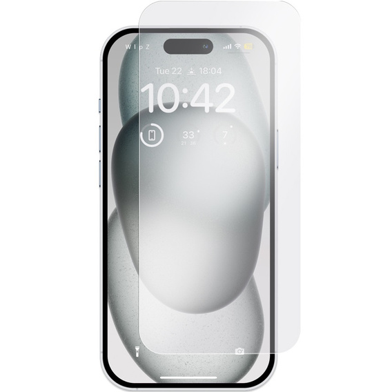 Carcasa Spigen pentru iPhone 15, Ultra Hybrid, transparentă + sticlă temperată 9H