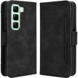 Cu clapetă pentru Infinix Hot 50 4G, Card Slot, negru