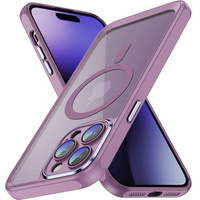 Husă pentru iPhone 14 Pro, ERBORD Impact Guard, MagSafe, violet