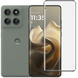 Sticlă călită 3D pentru Motorola Edge 60 Pro, cadru negru