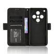 Cu clapetă pentru Oppo Find X8 Pro, Card Slot, negru
