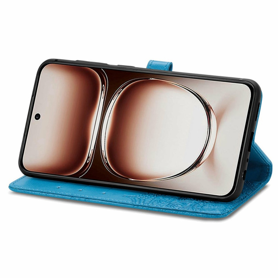 Cu clapetă pentru Oppo A40 / Oppo A40m, Mandala, albastru