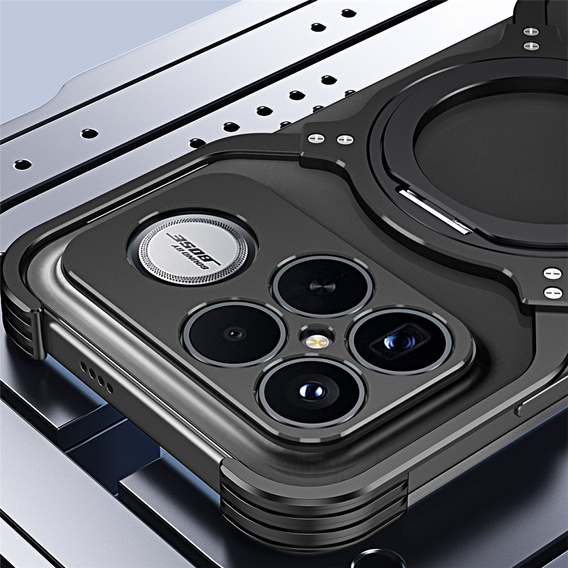 Carcasă metalică cu magnet și suport pentru Xiaomi Poco F8 Ultra