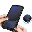 Carcasă pentru Samsung Galaxy S24 FE, Shockproof, cu folie, negru