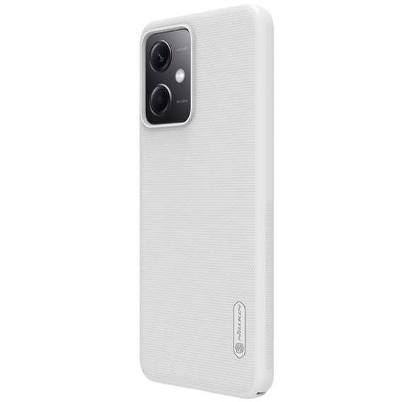 Carcasă NILLKIN pentru Xiaomi Redmi Note 12 5G / POCO X5 5G, Super Frosted Shield Case, alb