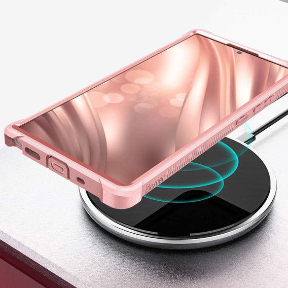 Husă blindată pentru Samsung Galaxy Note 20 Ultra, Dexnor Full Body, roz rose gold