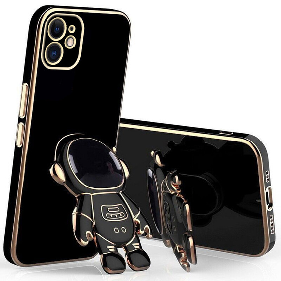 Huse pentru iPhone 12, Astronaut, negru