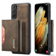 Huse pentru Samsung Galaxy S21 FE, DG.MING 2in1, albastru
