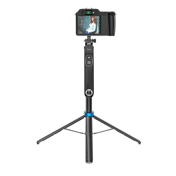 Hoco K22 Stick selfie portabil cu trepied și telecomandă Bluetooth