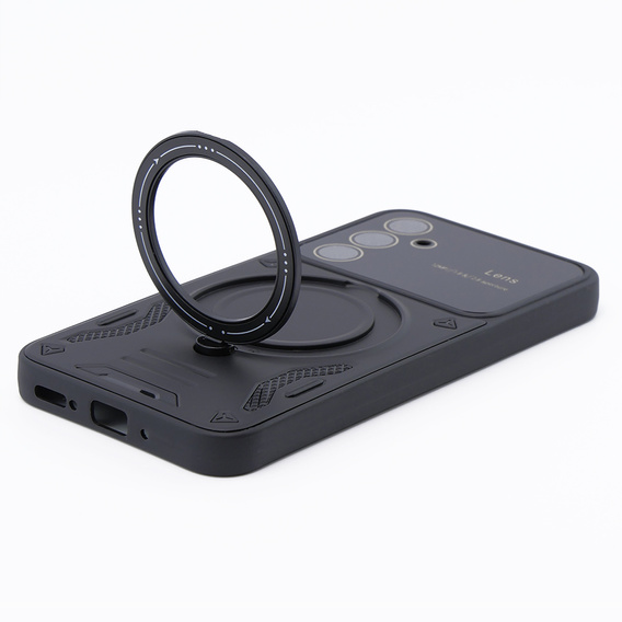 Husă blindată pentru Samsung Galaxy A54 5G, CamShield MagSafe, negru