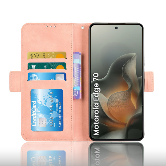 Husă cu slot pentru carduri pentru Motorola Edge 70