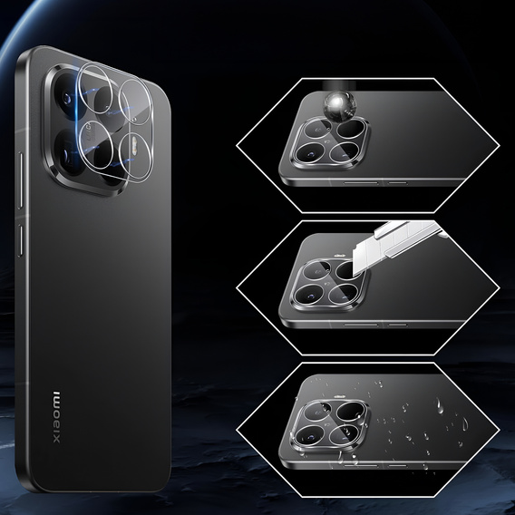 2x ERBORD sticlă călită pentru camera foto pentru Xiaomi 15T Pro