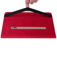 Huse pentru Lenovo Tab M9, Wallet Pen Slot, roșu