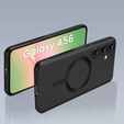 Carcasă pentru Samsung Galaxy A56, ColorMag, pentru MagSafe, negru + sticlă călită 9H