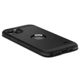 Carcasa Spigen pentru iPhone 15, Tough Armor Mag MagSafe, negru + 9H Tempered Glass
