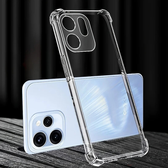 Husă rezistentă la cădere pentru Oppo Reno 15 Pro, transparentă