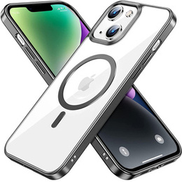 Huse pentru iPhone 14 Plus, ERBORD Hybrid MagSafe Case, negru