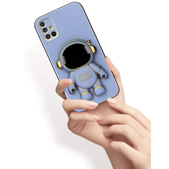 Huse pentru Samsung Galaxy M51, Astronaut, albastru