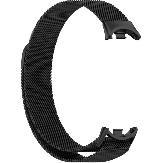 Brățară milaneză cu brățară cu carcasă pentru Xiaomi Smart Band 10 / 9 / 8, negru